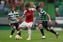 Os melhores lances do jogo Sporting-Arsenal