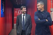Andrea Agnelli com Cristiano Ronaldo