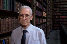 Orlando Inácio, funcionário do Real Gabinete de Leitura, no Rio de Janeiro