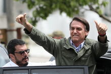 Jair Bolsonaro já votou nas presidenciais do Brasil	