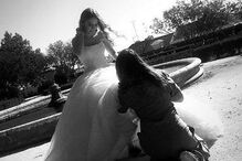 Filha de Tony Carreira vestida para casar