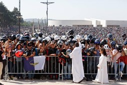 Cerimónia realiza-se há quatro anos. Milhares de motards, de todo o País, encheram o recinto de oração do santuário de Fátima