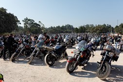 Cerimónia realiza-se há quatro anos. Milhares de motards, de todo o País, encheram o recinto de oração do santuário de Fátima
