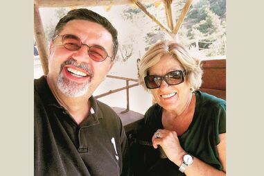 José Carlos Malato com a mãe, Margarida Malato