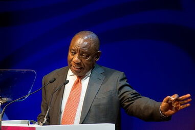 Presidente sul-africano, Cyril Ramaphosa