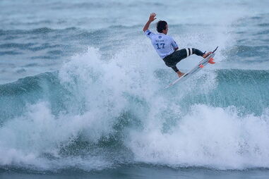 Julian Wilson em ação em Peniche