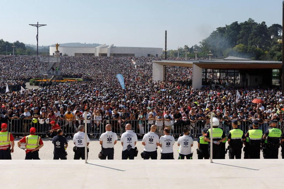 Cerimónia realiza-se há quatro anos. Milhares de motards, de todo o País, encheram o recinto de oração do santuário de Fátima