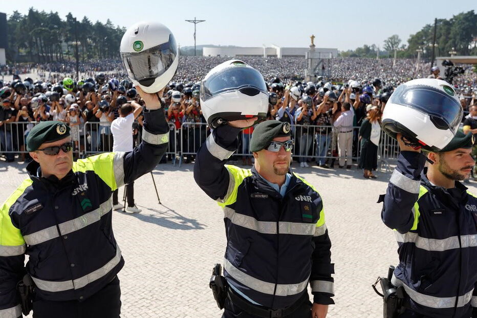 Cerimónia realiza-se há quatro anos. Milhares de motards, de todo o País, encheram o recinto de oração do santuário de Fátima
