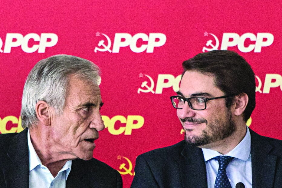 Jerónimo de Sousa, secretário-geral, e João Oliveira, líder parlamentar, discursaram no arranque das jornadas   