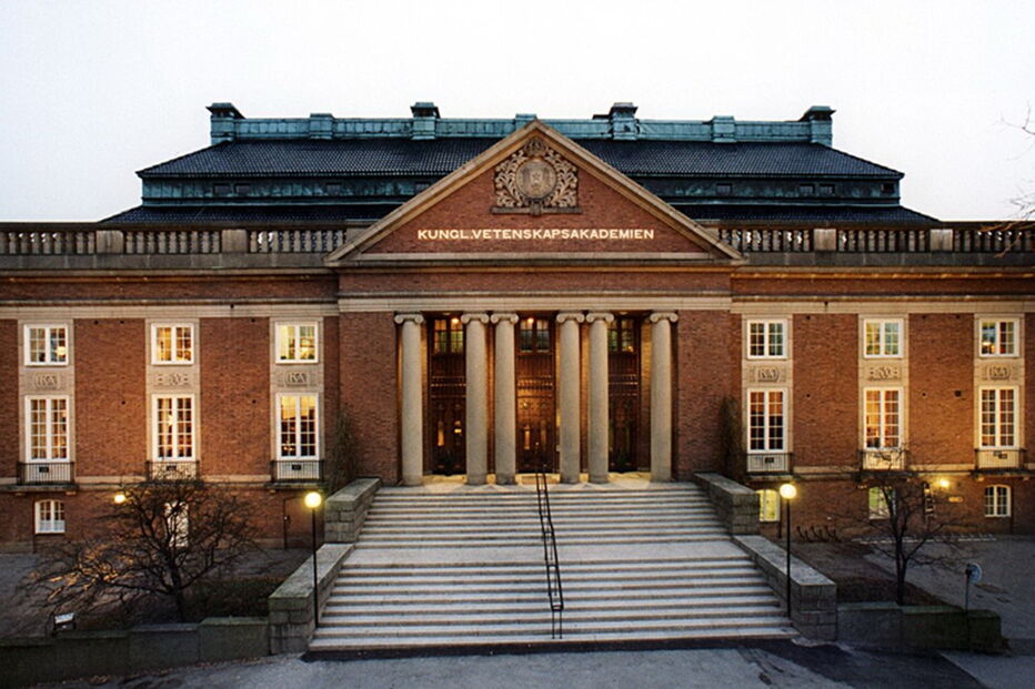 A Academia Sueca de Ciências, onde são anunciados os Prémios Nobel da Física, Química e Economia