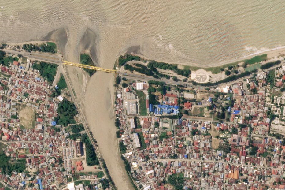 Imagens mostram o antes e o depois da tragédia 