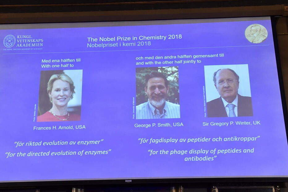 Os laureados com o Prémio Nobel da Química