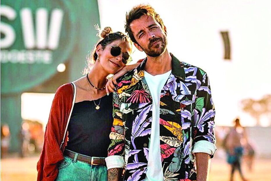 O casal no Festival Sudoeste