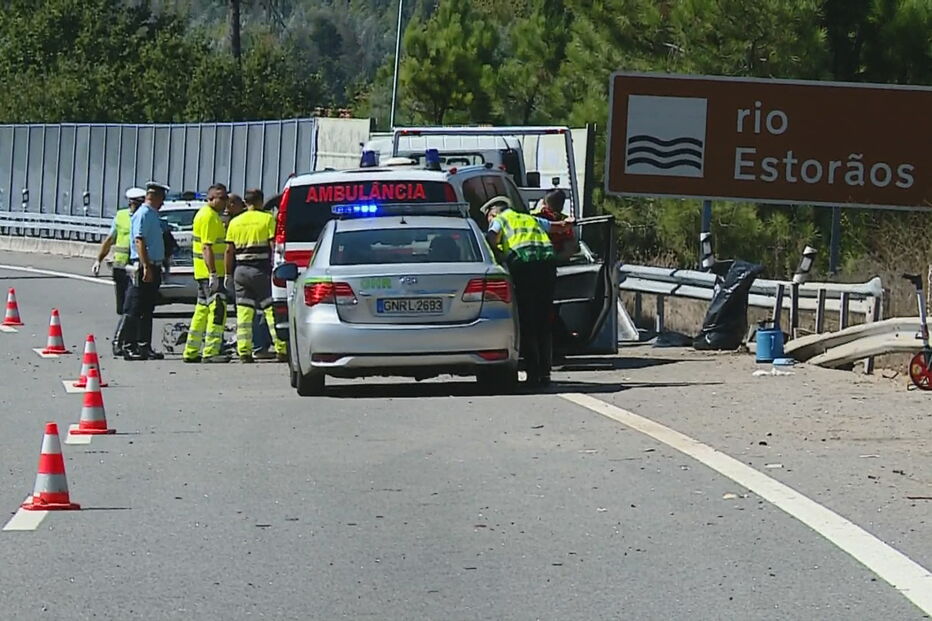 Acidente em Ponte de Lima