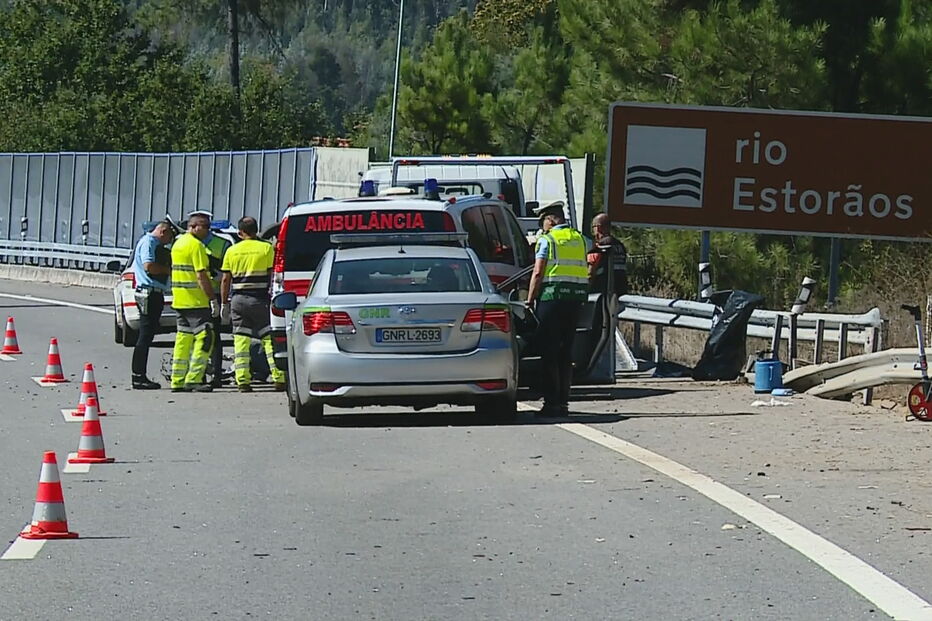 Acidente em Ponte de Lima