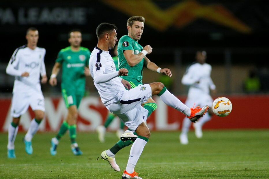 Jogo entre Vorskla Poltava e Sporting