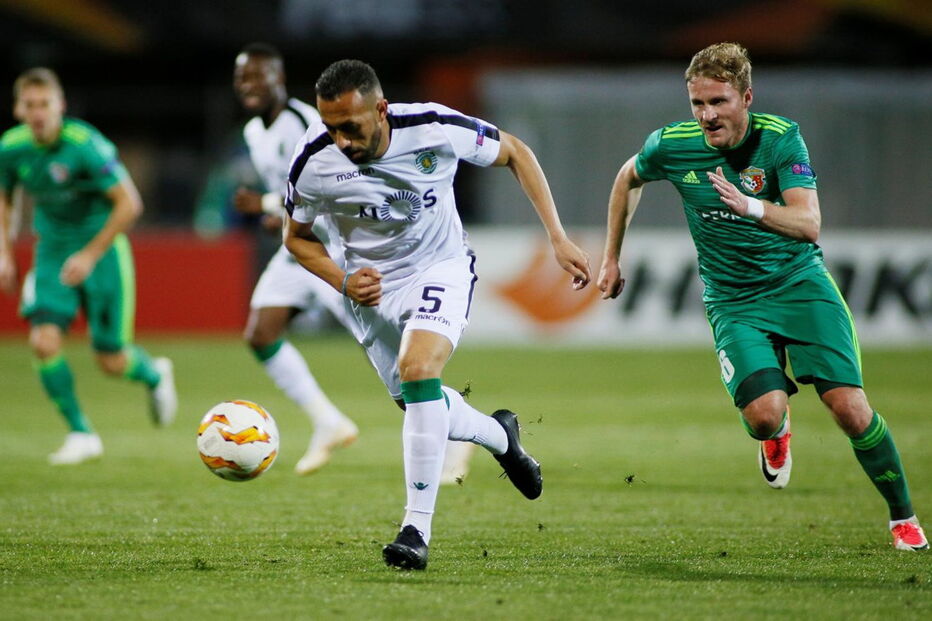 Jogo entre Vorskla Poltava e Sporting