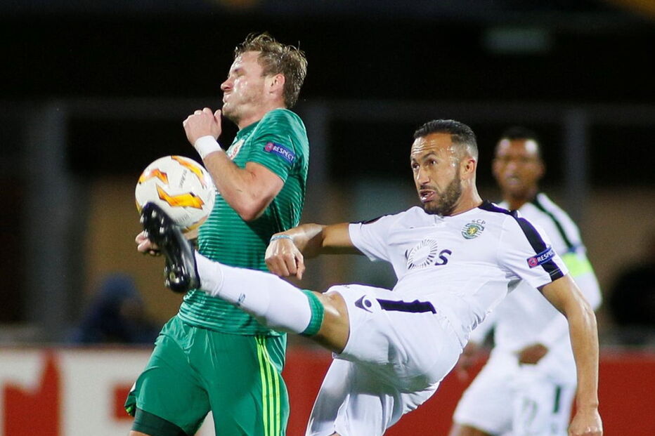 Jogo entre Vorskla Poltava e Sporting	