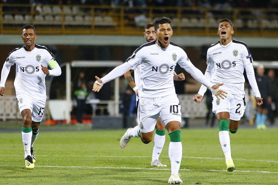 Sporting conquista a vitória na Ucrânia com reviravolta nos últimos minutos