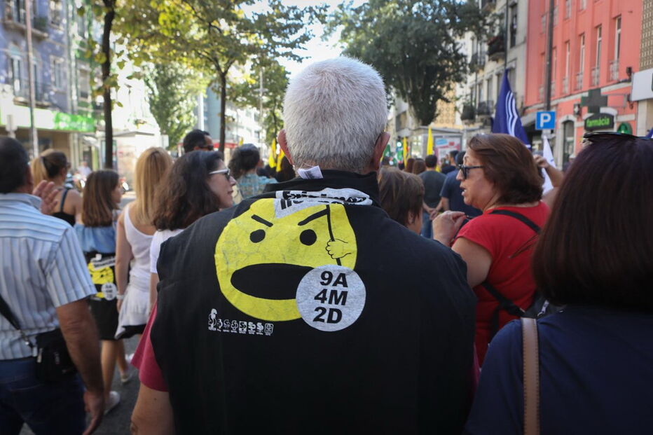 Protestos dos professores