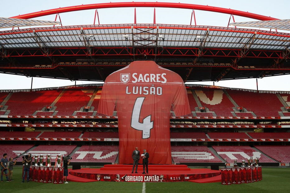 Despedida de Luisão no estádio da Luz