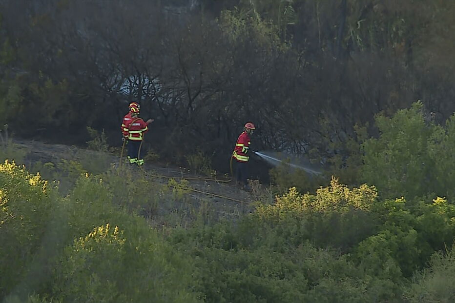 Incêndio em Oeiras ameaçou várias habitações