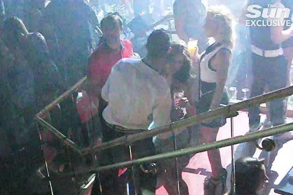 Ronaldo a dançar com Kathryn Mayorga em Las Vegas, em 2009