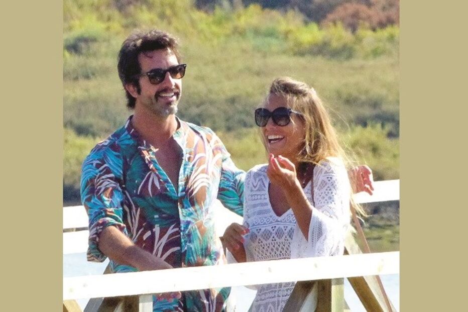 Liliana Santos com Kiko Campos Costa