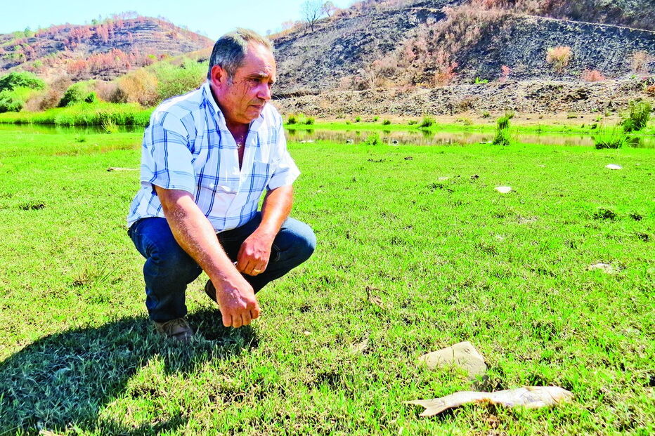 António Varela começou a encontrar peixes na segunda-feira 