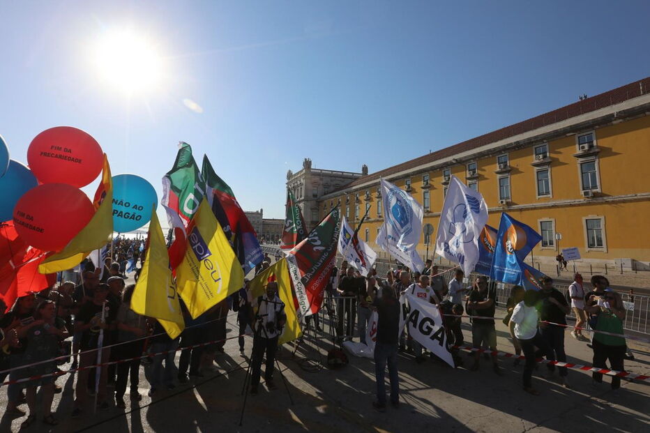 Manifestação de professores em Lisboa, a 5 de outubro de 2018