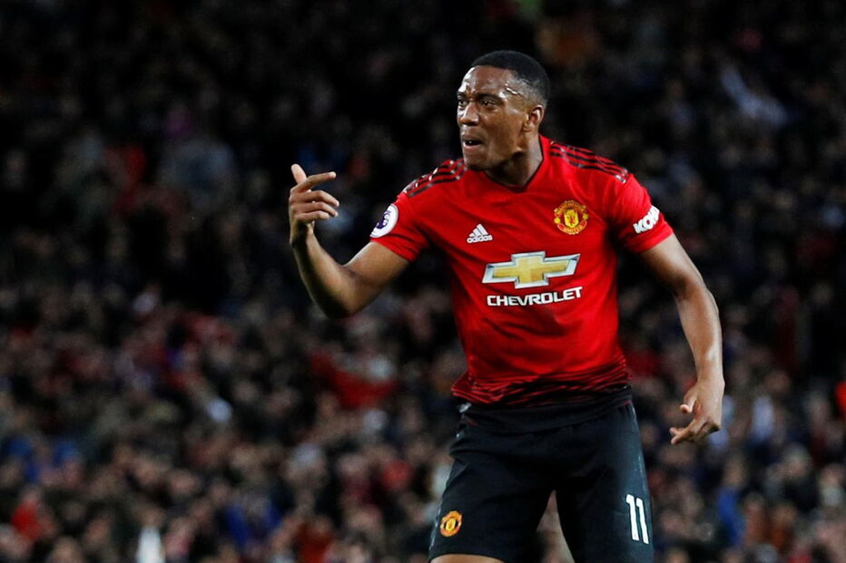 Jogadores do Manchester United festejam golo marcado ao Newcastle