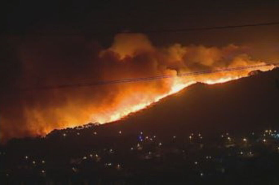Fogo na Serra de Sintra