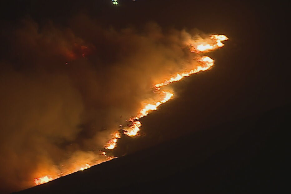 Fogo na Serra de Sintra