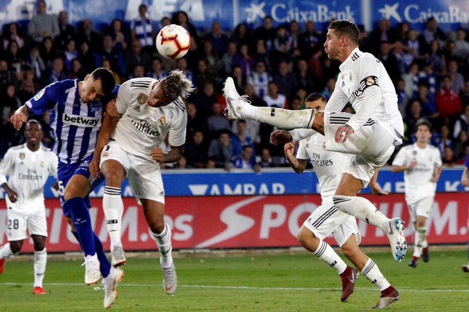 Real Madrid em jogo com o Alavés