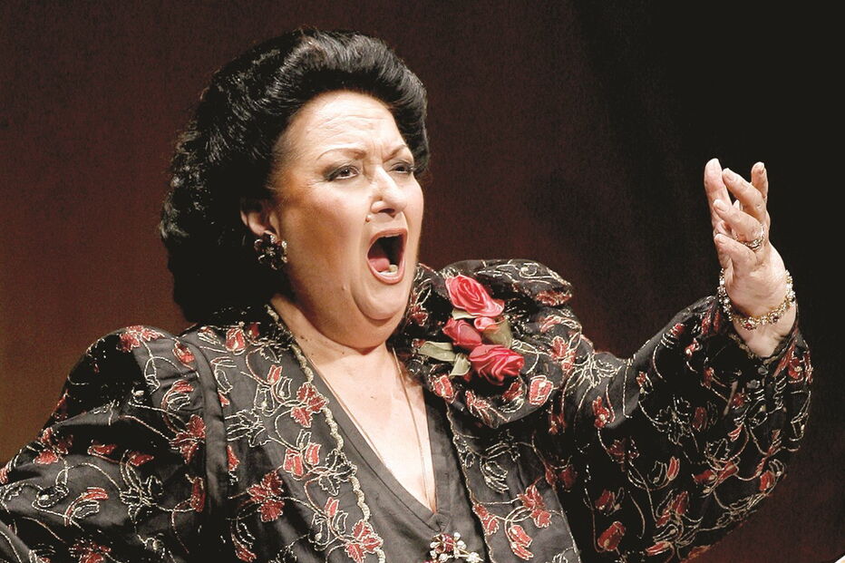 A diva da ópera Montserrat Caballé