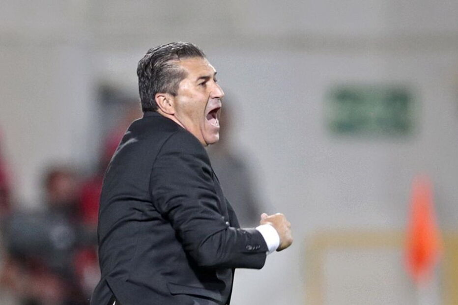 Peseiro durante o jogo