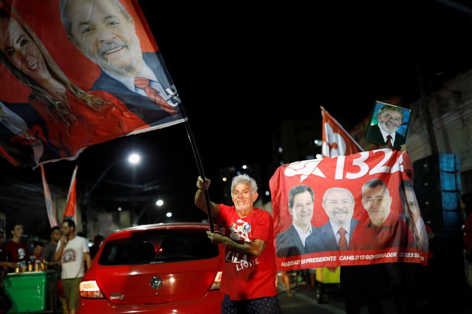 Apoiantes de Fernando Haddad
