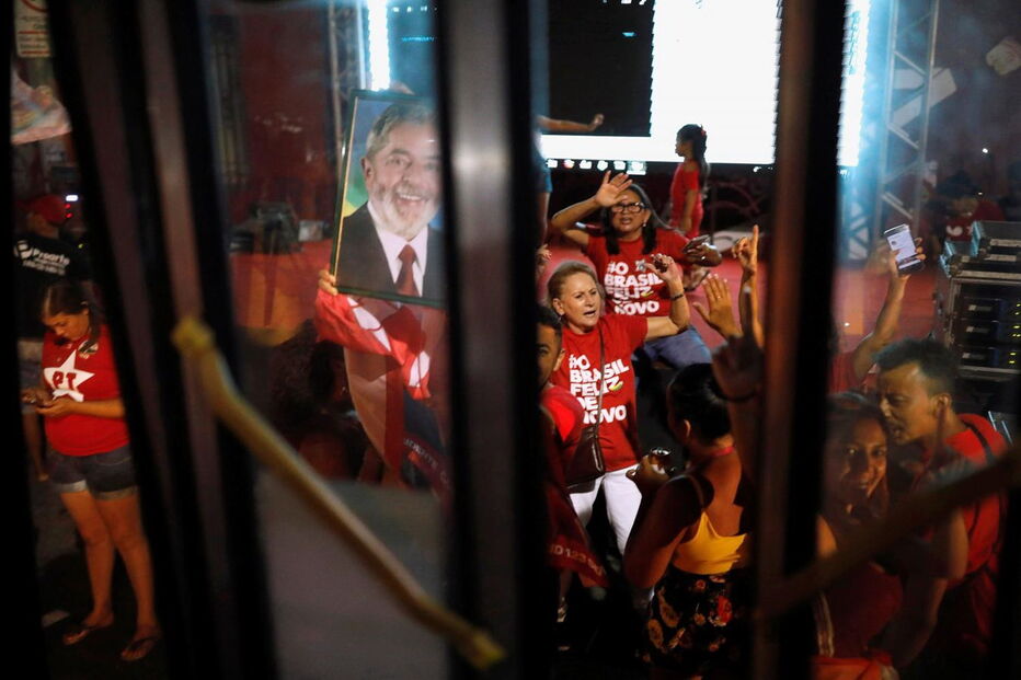 Apoiantes de Fernando Haddad