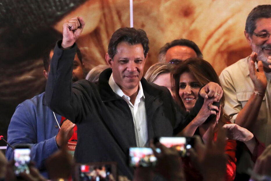 Apoiantes de Fernando Haddad