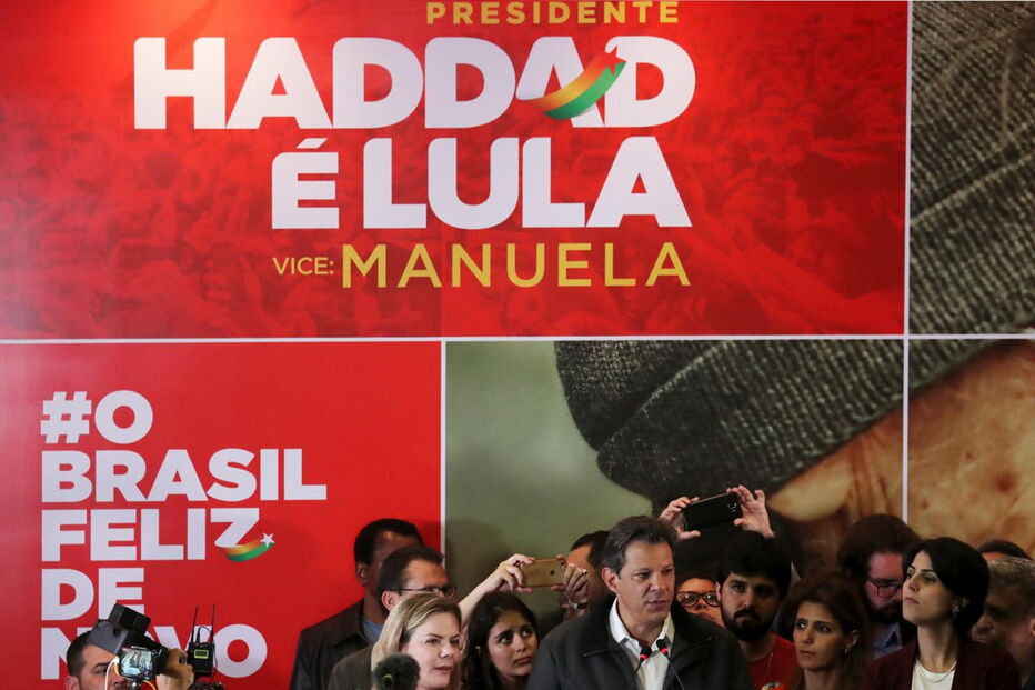 Apoiantes de Fernando Haddad