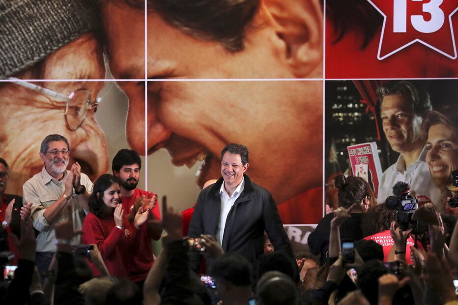 Apoiantes de Fernando Haddad