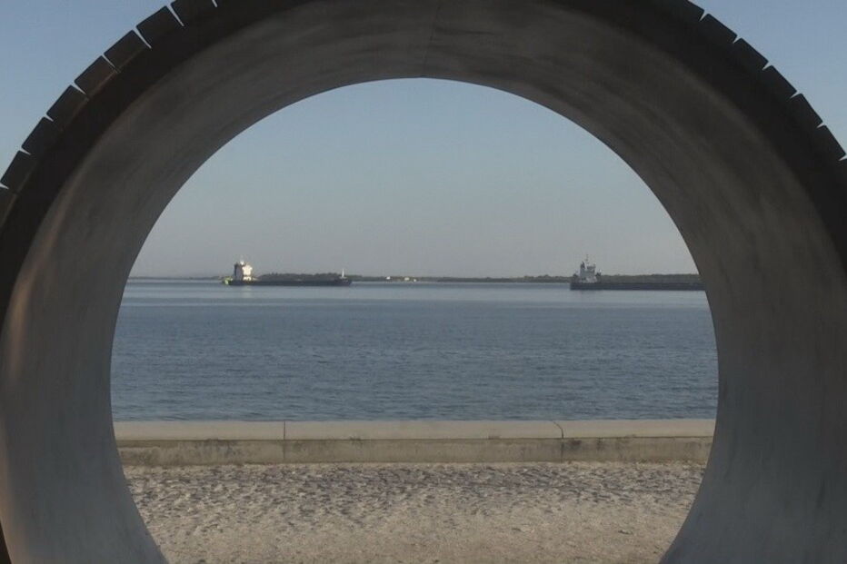 Rio Sado, dragagens, população