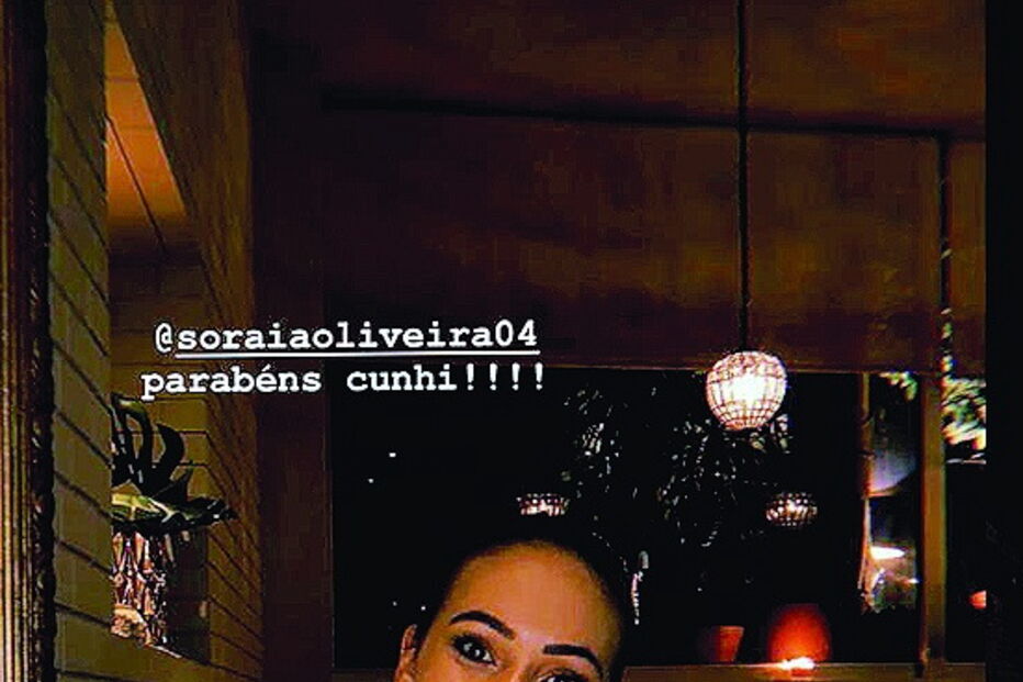 Vanessa Martins num jantar com a cunhada, Soraia 