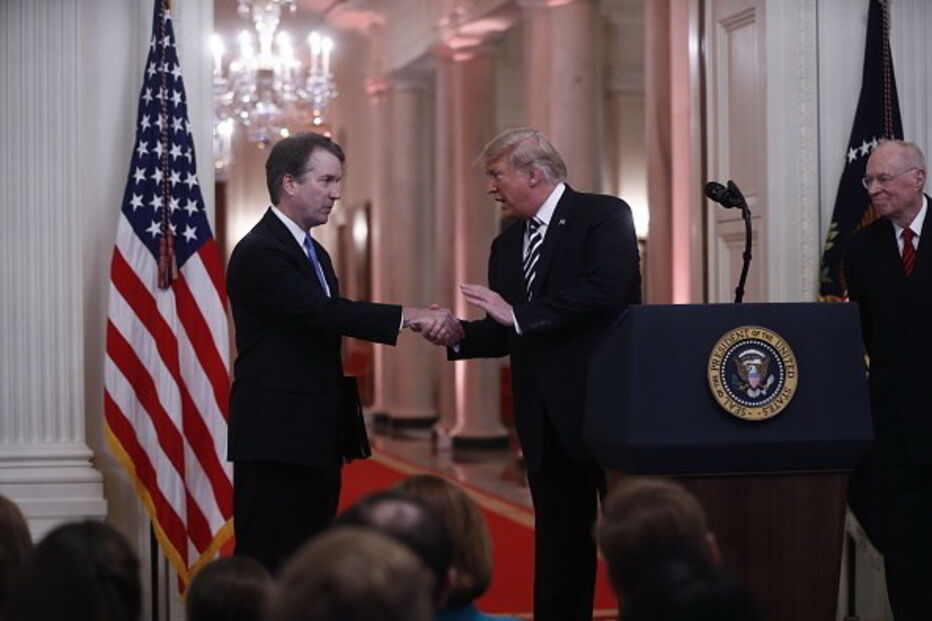 Donald Trump e Brett Kavanaugh