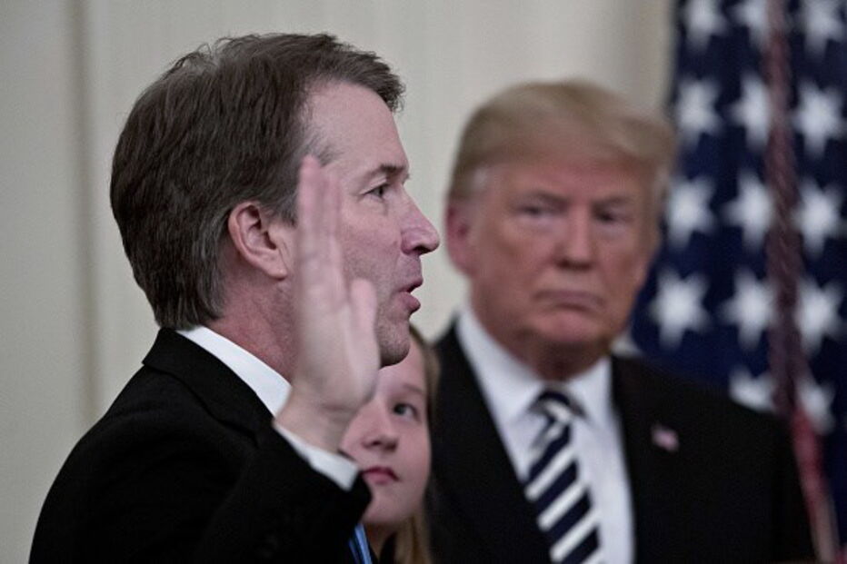 Donald Trump e Brett Kavanaugh