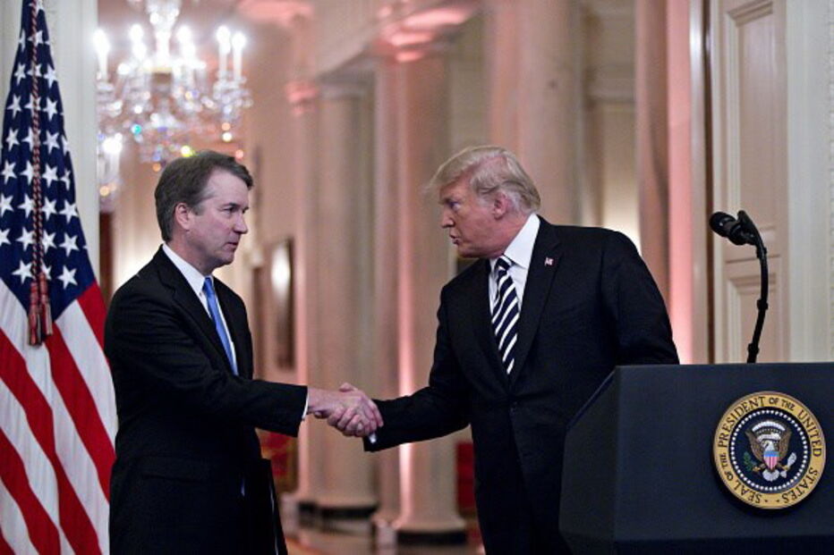 Donald Trump e Brett Kavanaugh