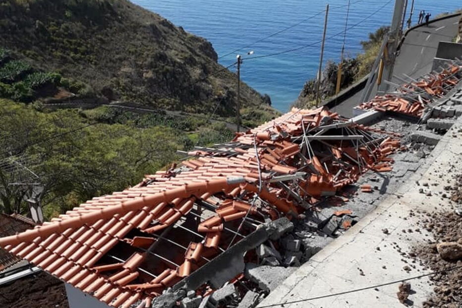 Derrocada na Madeira