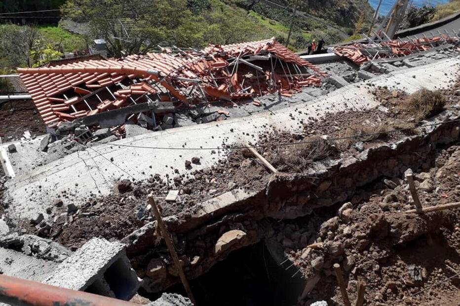 Derrocada na Madeira