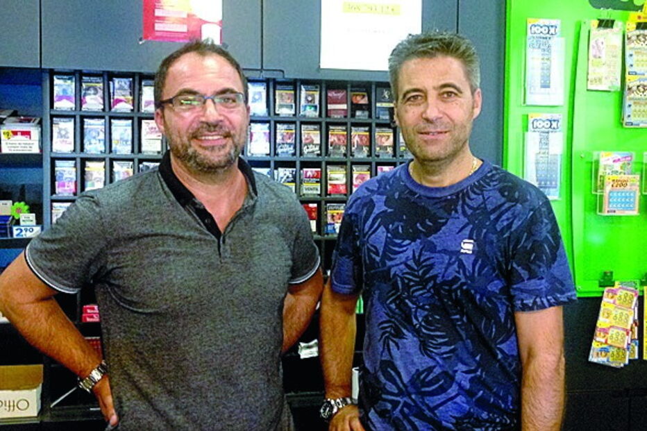 Alberto (à esq.) e António Magro 