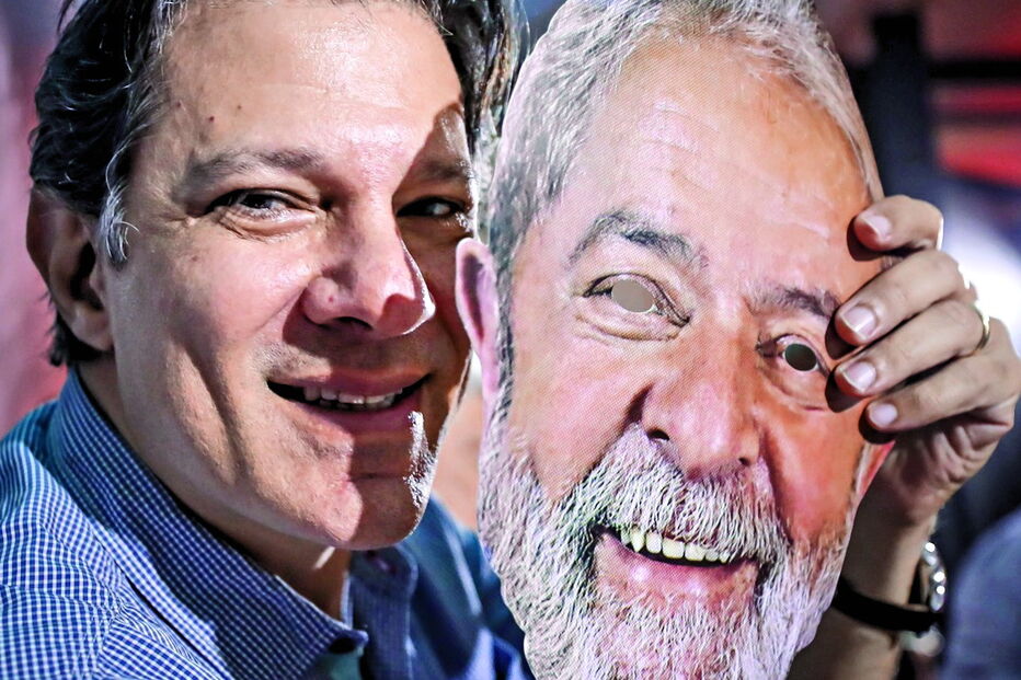 Colagem excessiva à imagem de Lula pode ter prejudicado o candidato do PT na primeira volta das presidenciais 